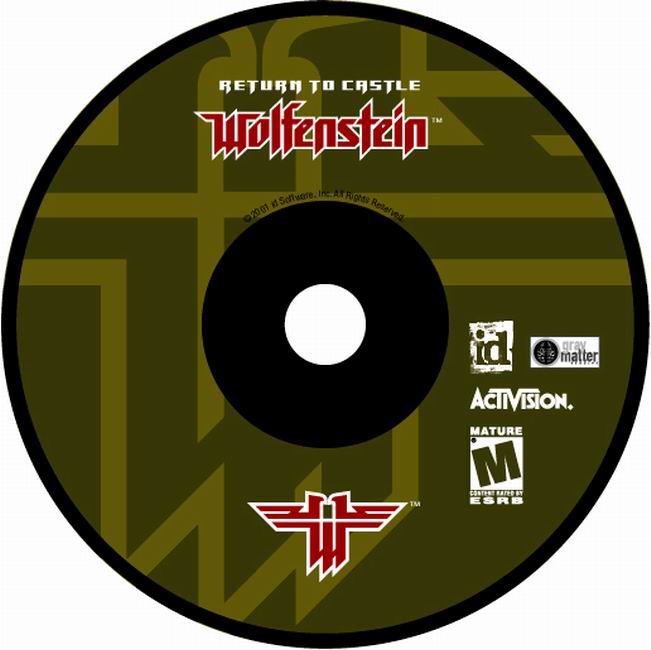 Return to Castle Wolfenstein - CD obal