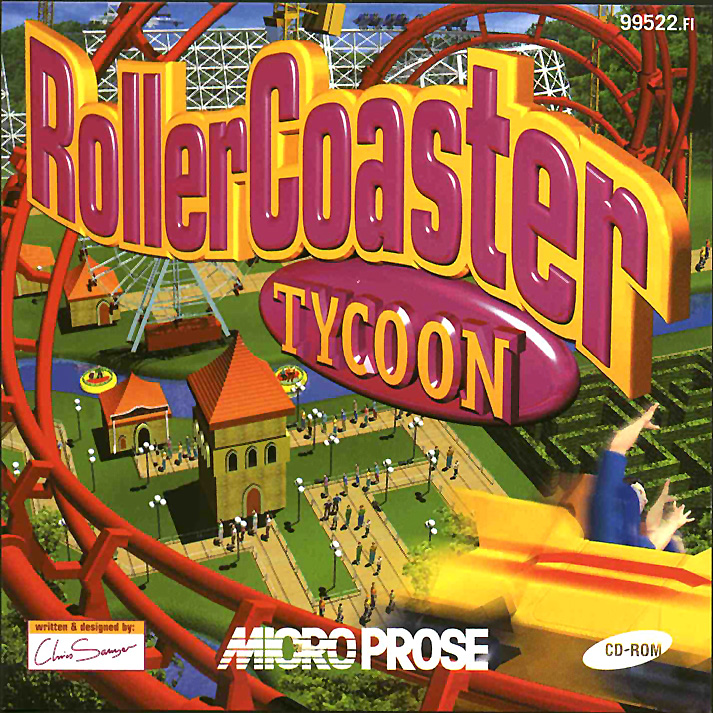 RollerCoaster Tycoon - pedn CD obal
