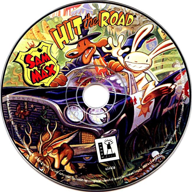 Sam & Max: Hit The Road - CD obal