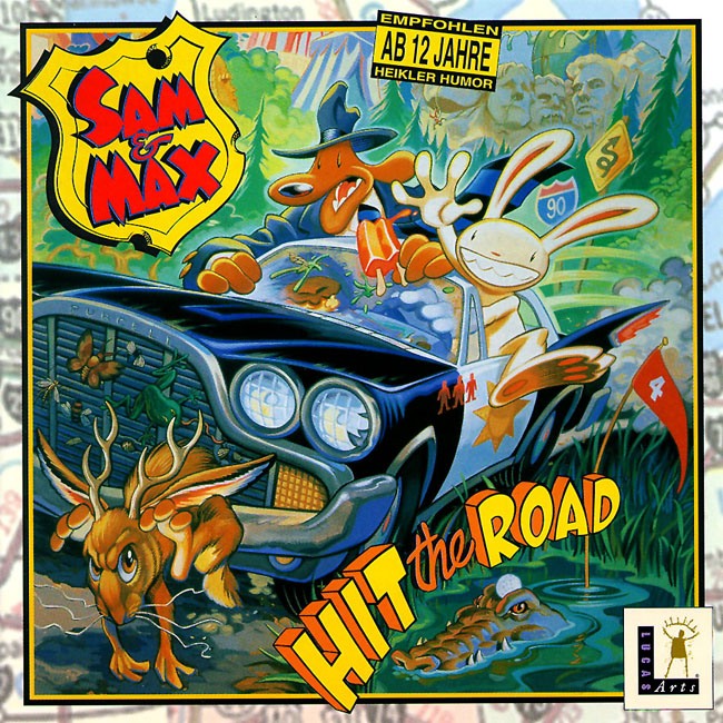 Sam & Max: Hit The Road - pedn CD obal