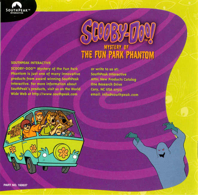 Scooby-Doo: Mystery of the Fun Park Phantom - pedn vnitn CD obal