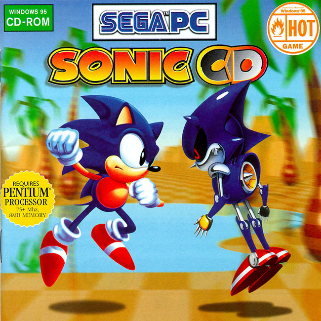 Sonic CD - pedn CD obal