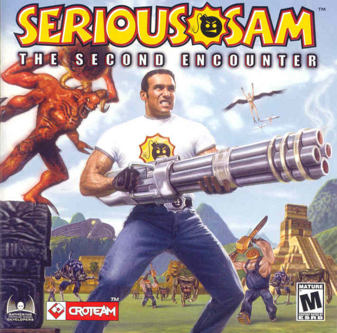 Serious Sam: The Second Encounter - pedn CD obal 3