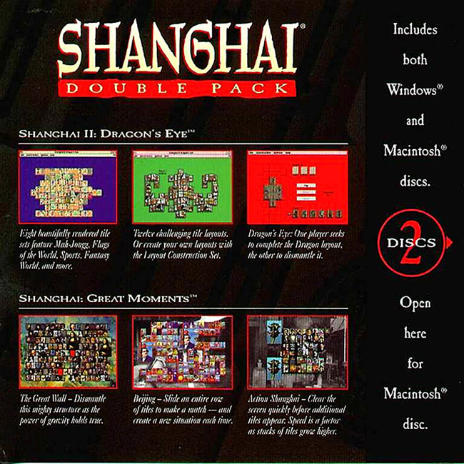 Shanghai: Double Pack - pedn vnitn CD obal