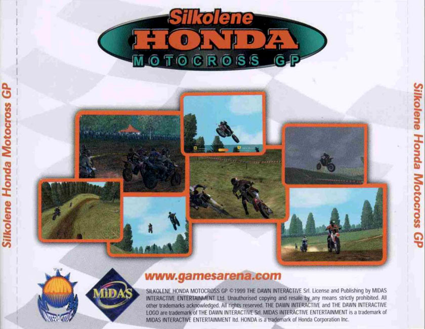 Silkolene Honda Motocross GP - zadn CD obal