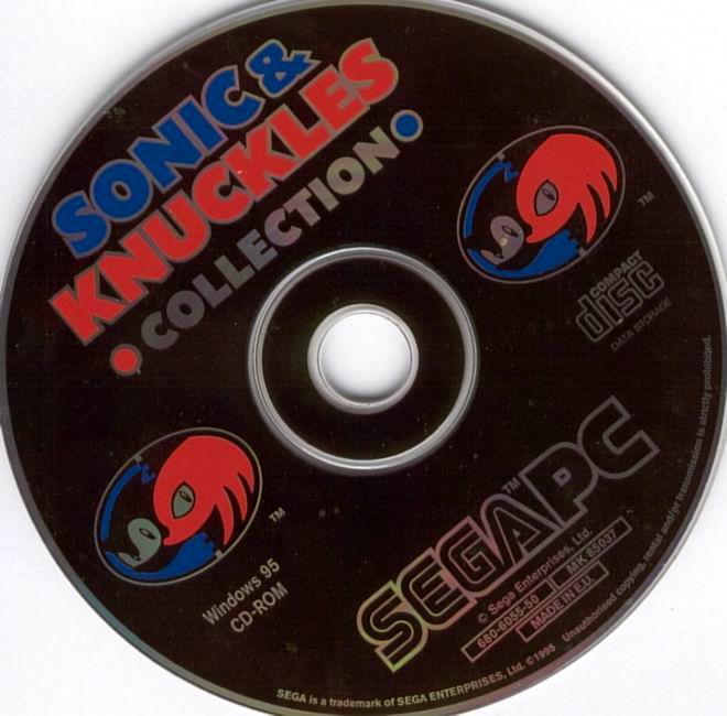 Sonic and Knuckles Collection - CD obal