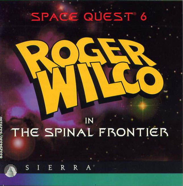 Space Quest 6: Roger Wilco in The Spinal Trontier - pedn CD obal