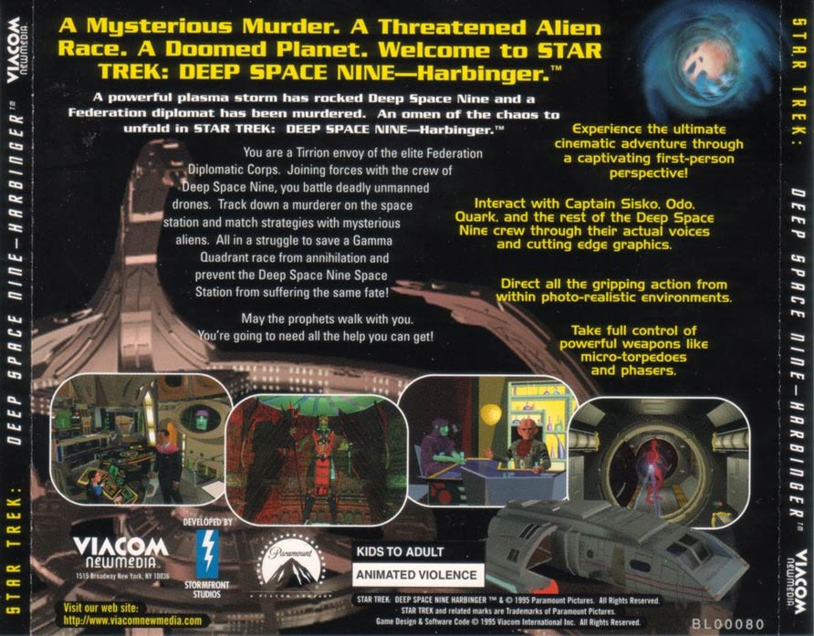 Star Trek: Deep Space Nine: Harbinger - zadn CD obal