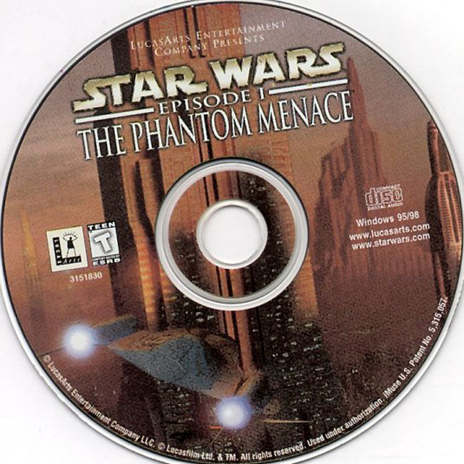 Star Wars Episode I: The Phantom Menace - CD obal