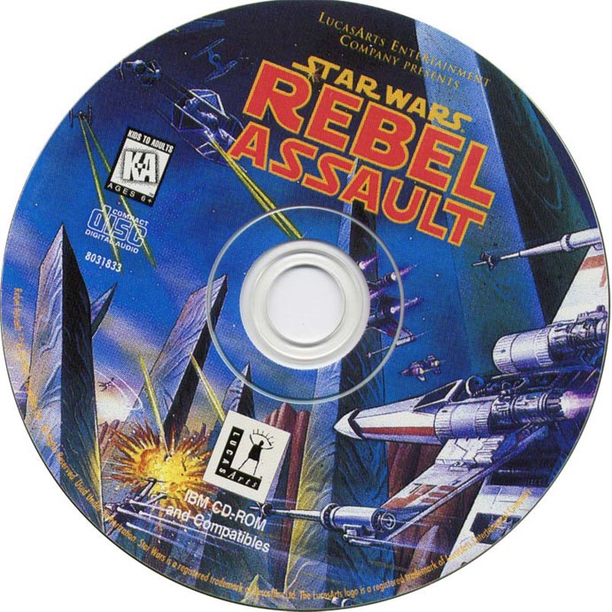 Star Wars: Rebel Assault - CD obal 2