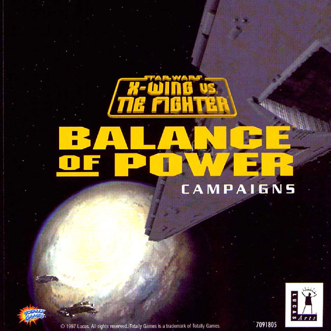 Star Wars: X-Wing vs. Tie Fighter: Balance of Power - Campaigns - pedn vnitn CD obal