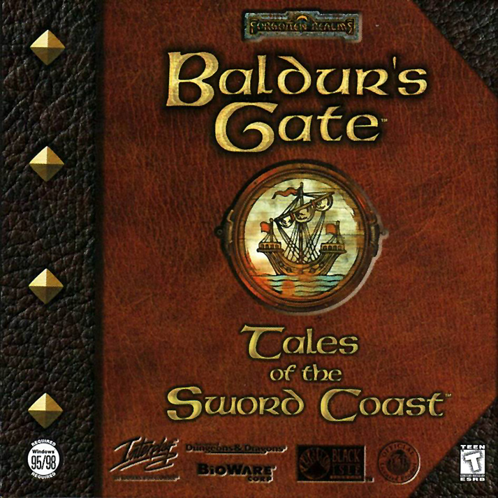 Baldur's Gate: Tales of the Sword Coast - pedn CD obal