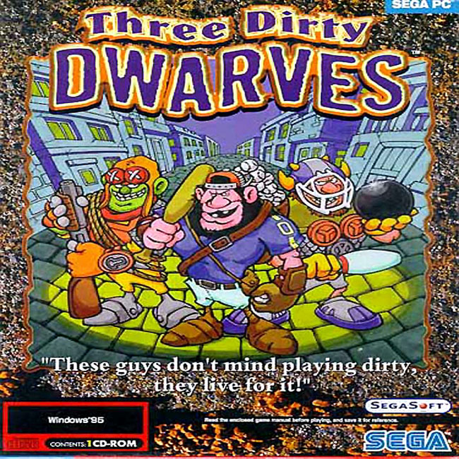 Three Dirty Dwarves - pedn CD obal