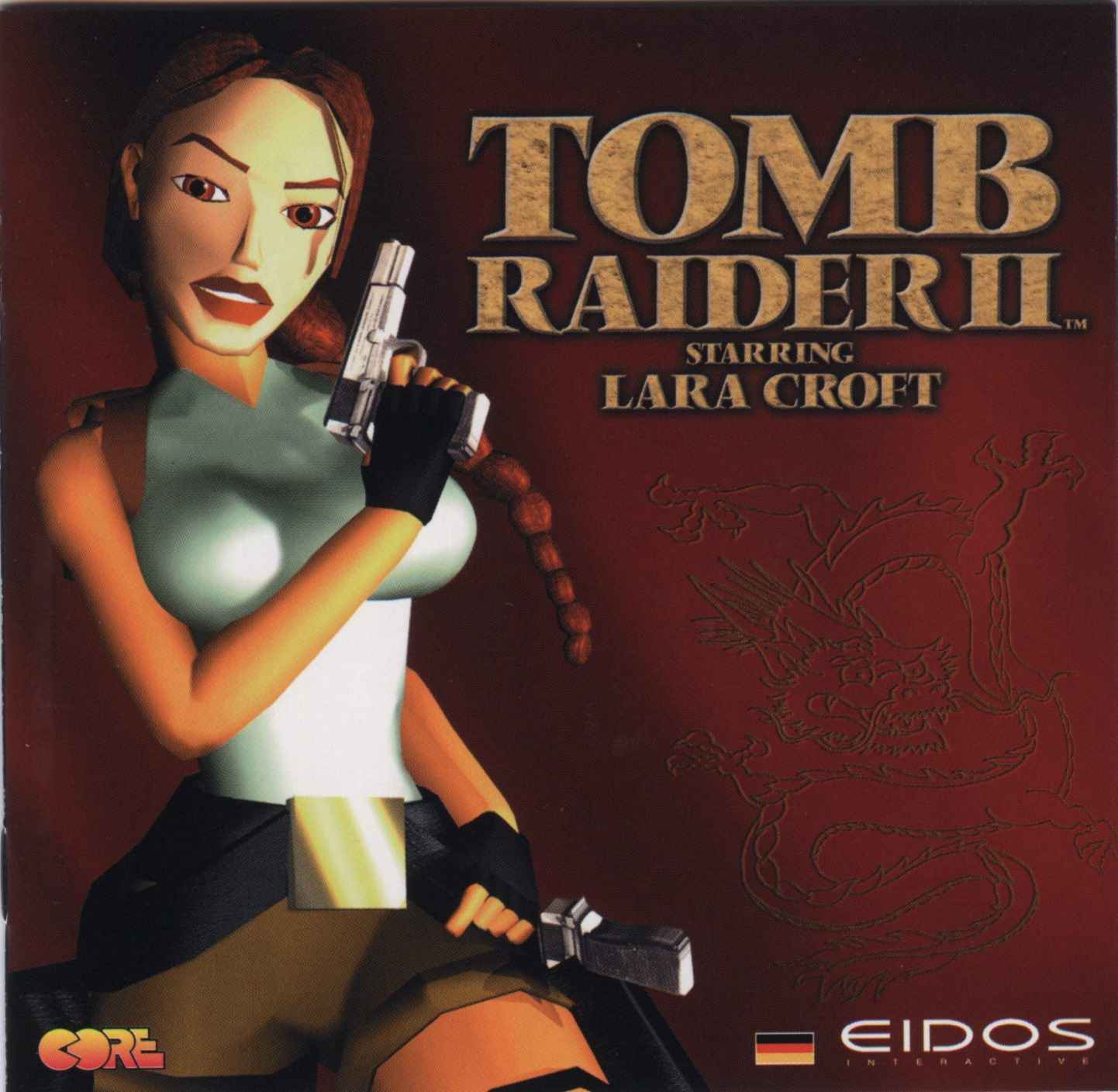 Tomb Raider 2 - pedn CD obal