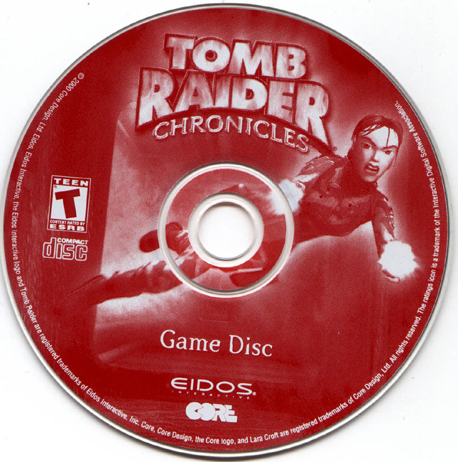 Tomb Raider 5: Chronicles - CD obal 3