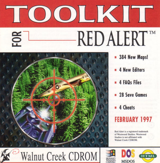 Toolkit for Red Alert - pedn CD obal