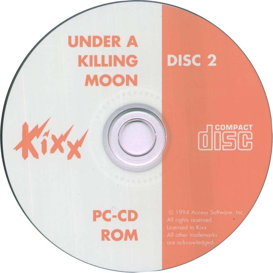 Under a Killing Moon - CD obal 2