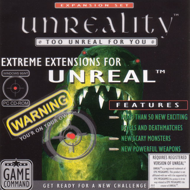 Unreal: Unreality Expansion Set - pedn CD obal