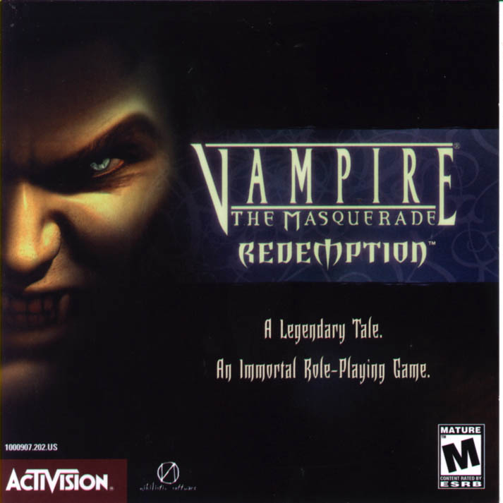 Vampire: The Masquerade - Redemption - pedn CD obal