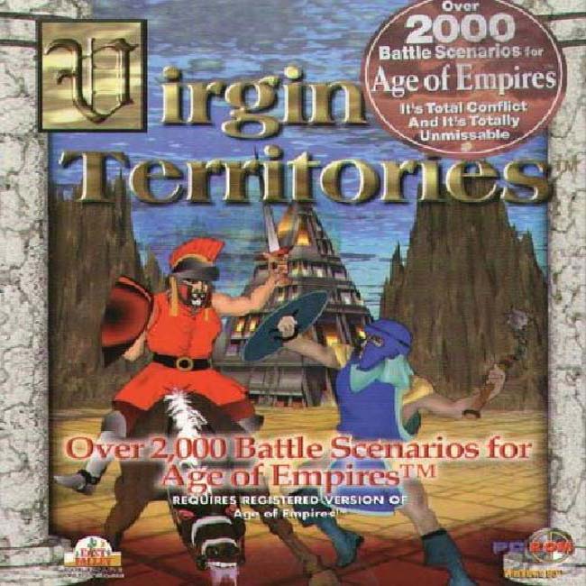 Age of Empires: Virgin Territories - pedn CD obal