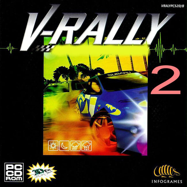 V-Rally 2 - pedn CD obal