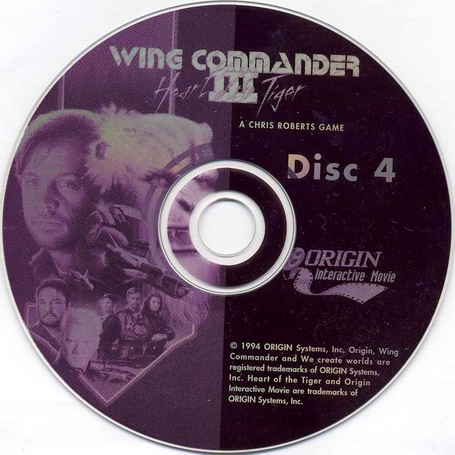 Wing Commander 3: The Heart of Tiger - CD obal 4