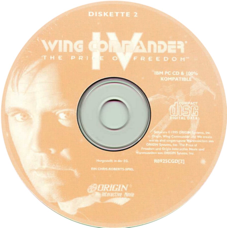 Wing Commander 4: The Price of Freedom - CD obal 2