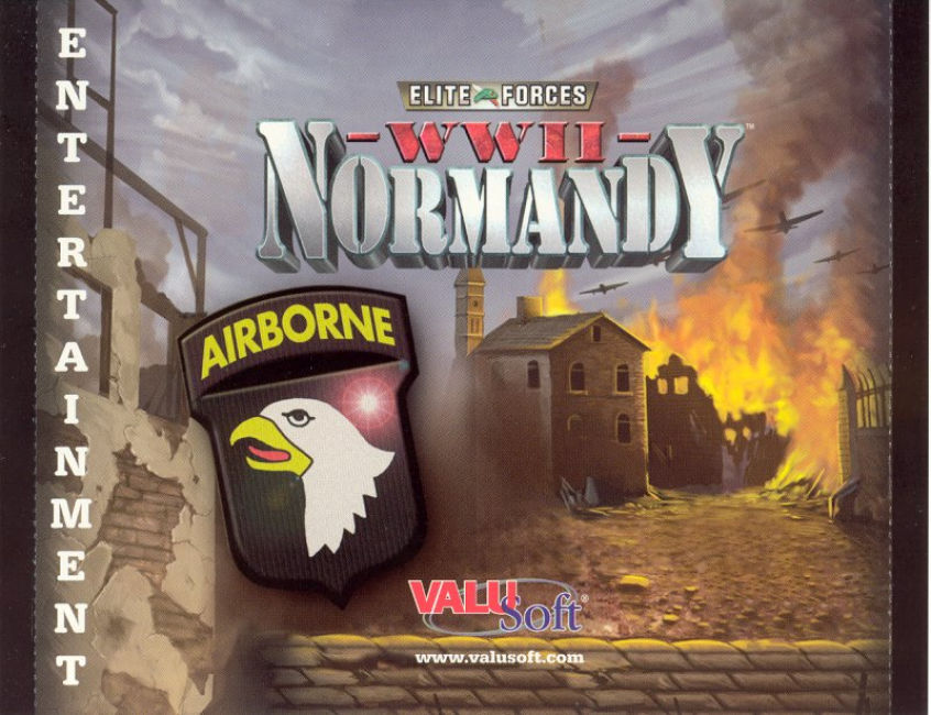 WWII: Normandy - zadn vnitn CD obal
