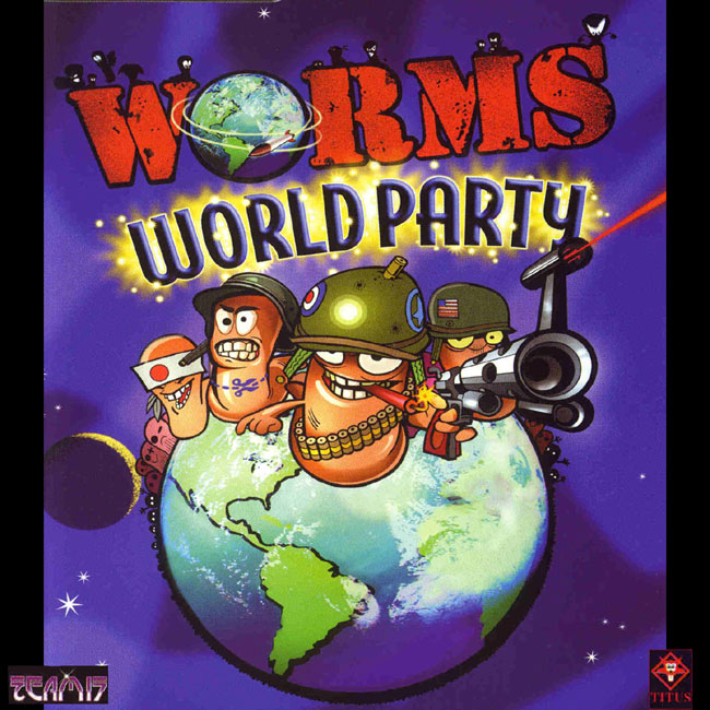 Worms: World Party - pedn CD obal