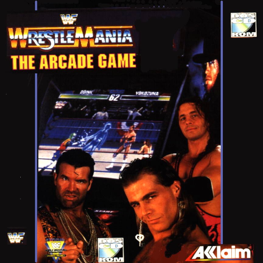 WWF Wrestlemania: The Arcade Game - pedn CD obal