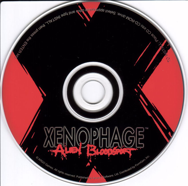 Xenophage: Alien BloodSport - CD obal