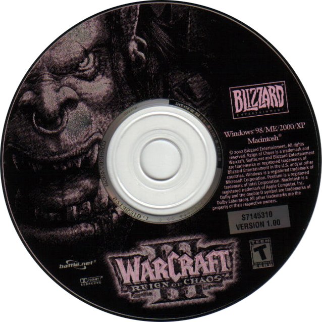 WarCraft 3: Reign of Chaos - CD obal 2