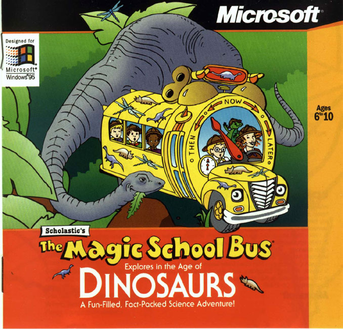 Magic School Bus: Dinosaurs - pedn CD obal