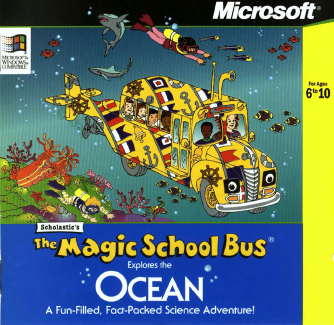 Magic School Bus: Ocean - pedn CD obal