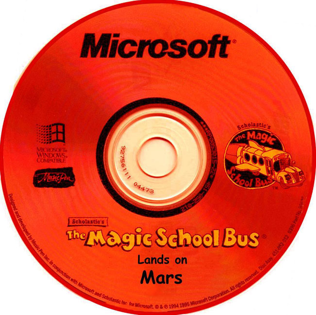 Magic School Bus: Mars - CD obal