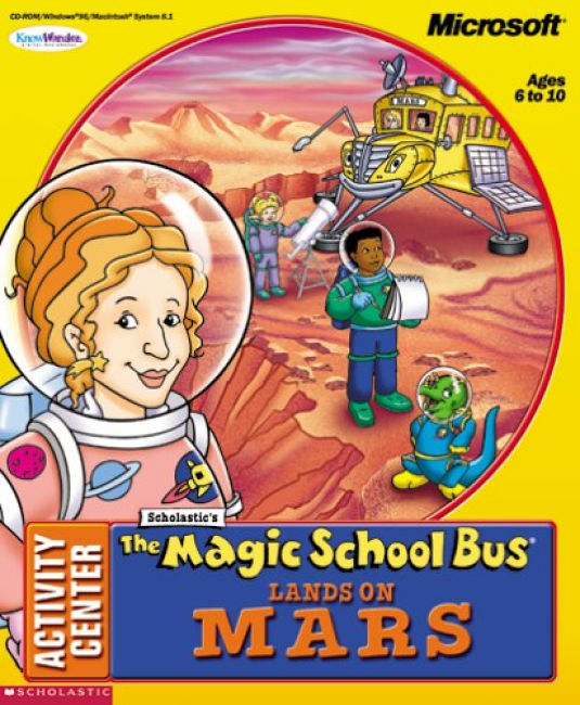 Magic School Bus: Mars - pedn CD obal