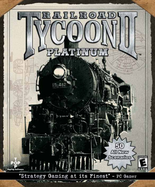 Railroad Tycoon 2: Platinum Edition - přední CD obal