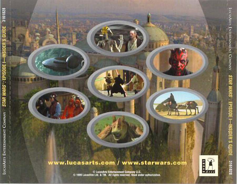 Star Wars Episode I: Insider's Guide - zadn CD obal