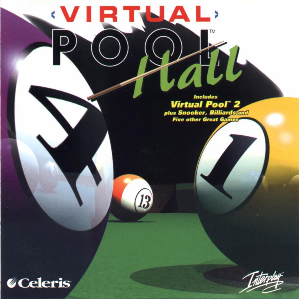 Virtual Pool Hall - pedn CD obal