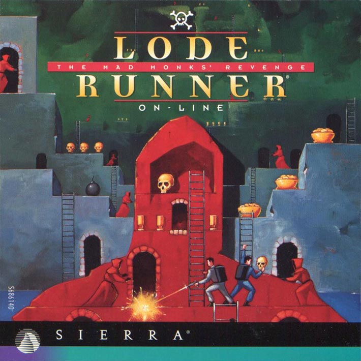 Lode Runner On-Line: The Mad Monks' Revenge - pedn CD obal
