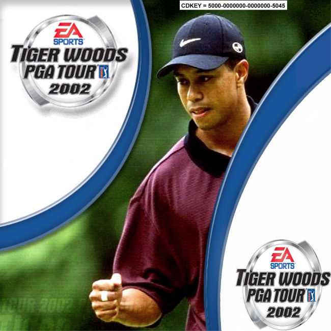 Tiger Woods PGA Tour 2002 - pedn CD obal
