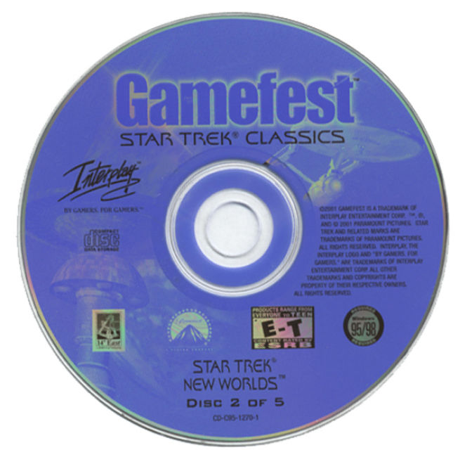 Gamefest Star Trek Classics - CD obal 2