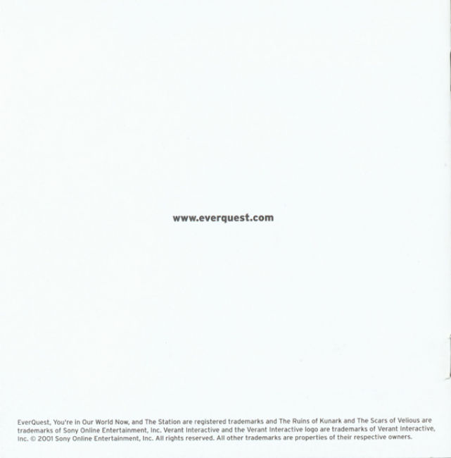 EverQuest - pedn vnitn CD obal