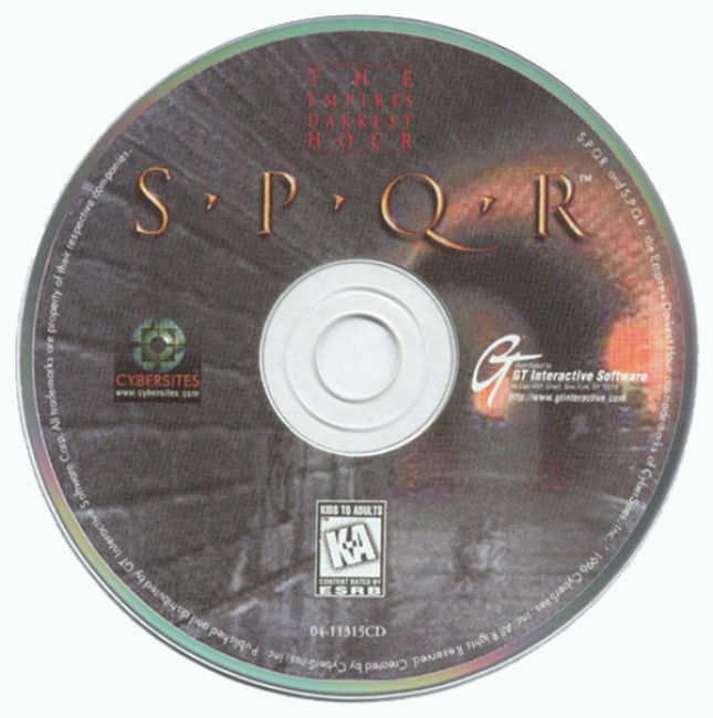 S.P.Q.R.: The Empire's Darkest Hour - CD obal