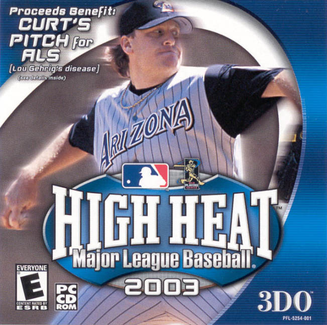 High Heat Major League Baseball 2003 - pedn CD obal