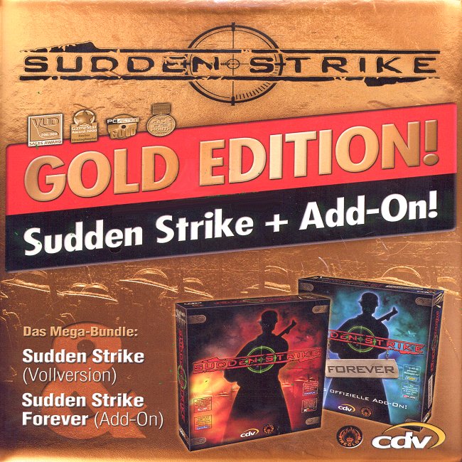 Sudden Strike: Gold Edition - pedn CD obal