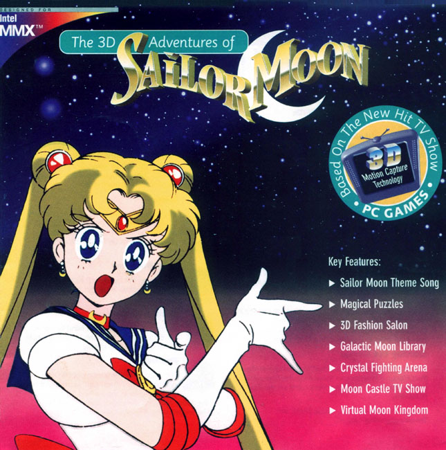 The 3D Adventures of Sailor Moon - pedn CD obal