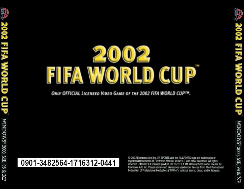 FIFA World Cup 2002 - zadn CD obal