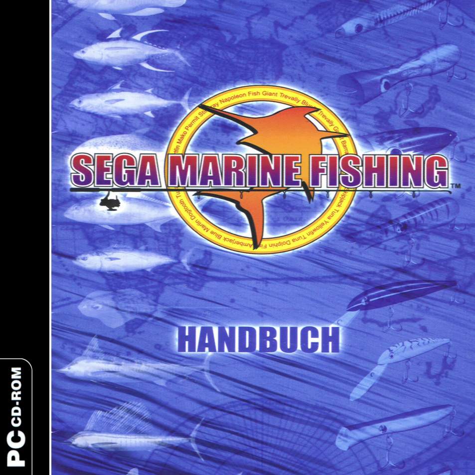 Sega Marine Fishing - pedn CD obal
