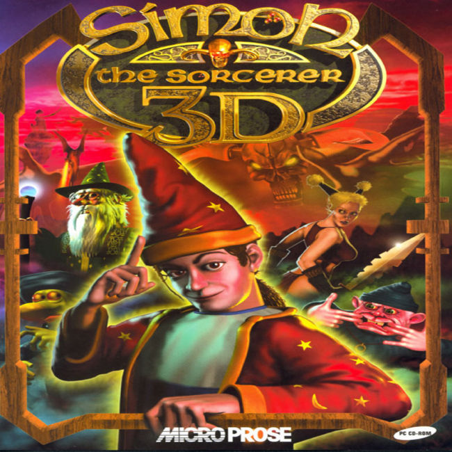 Simon the Sorcerer 3D - pedn CD obal